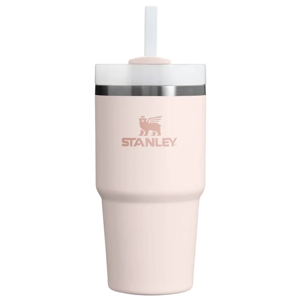 Stanley Quencher Pipetli Termos Bardak 0,60 L – Açık Pembe