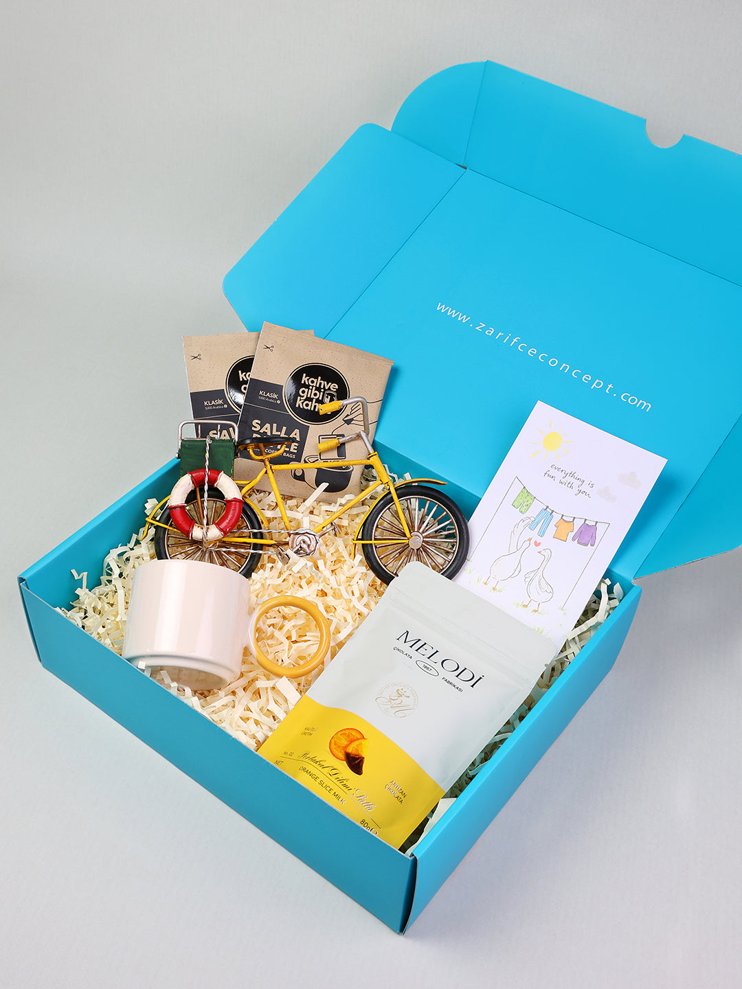 Dekoratif Bisiklet Hediye Kutusu