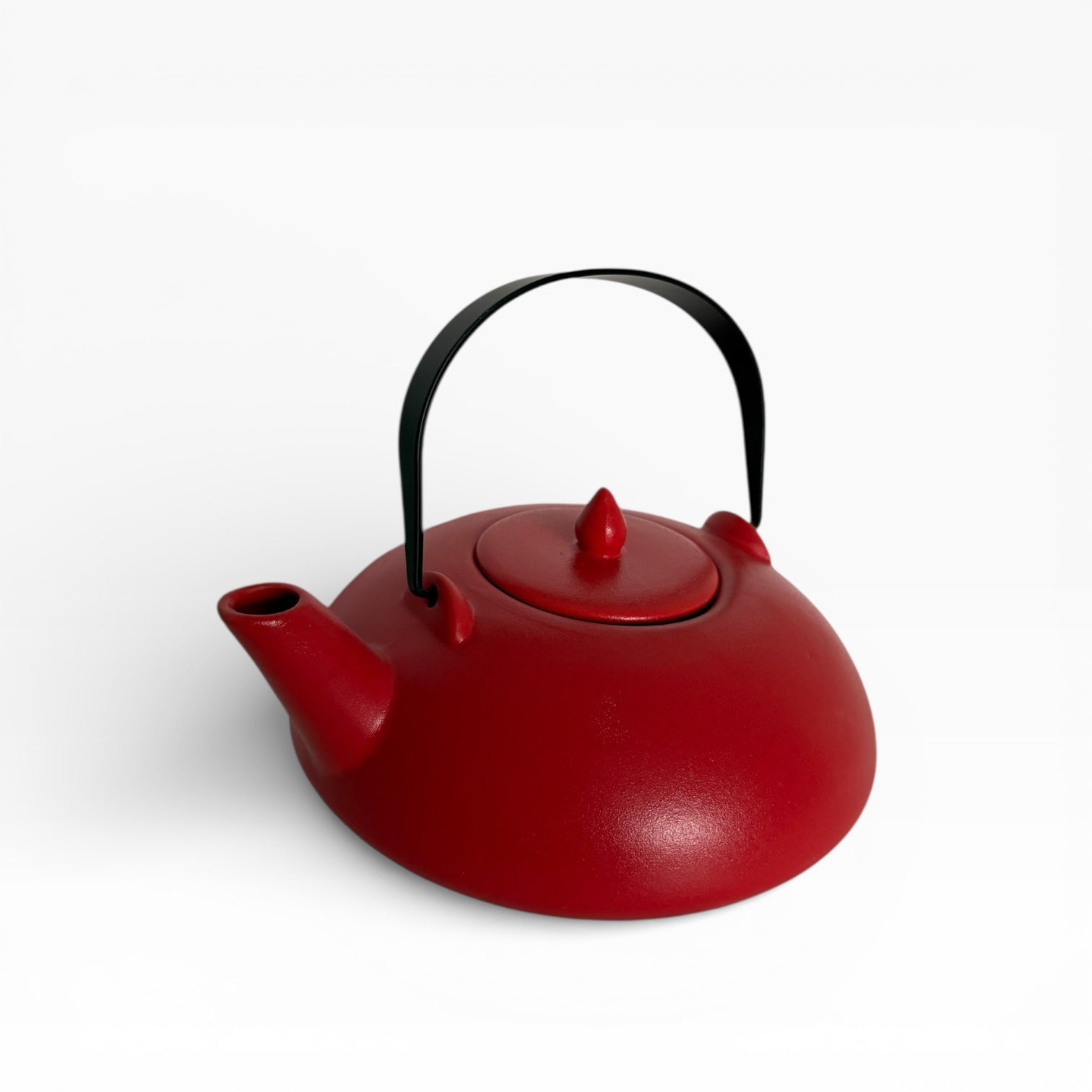 Kırmızı Stoneware Çay Demliği 700 cc