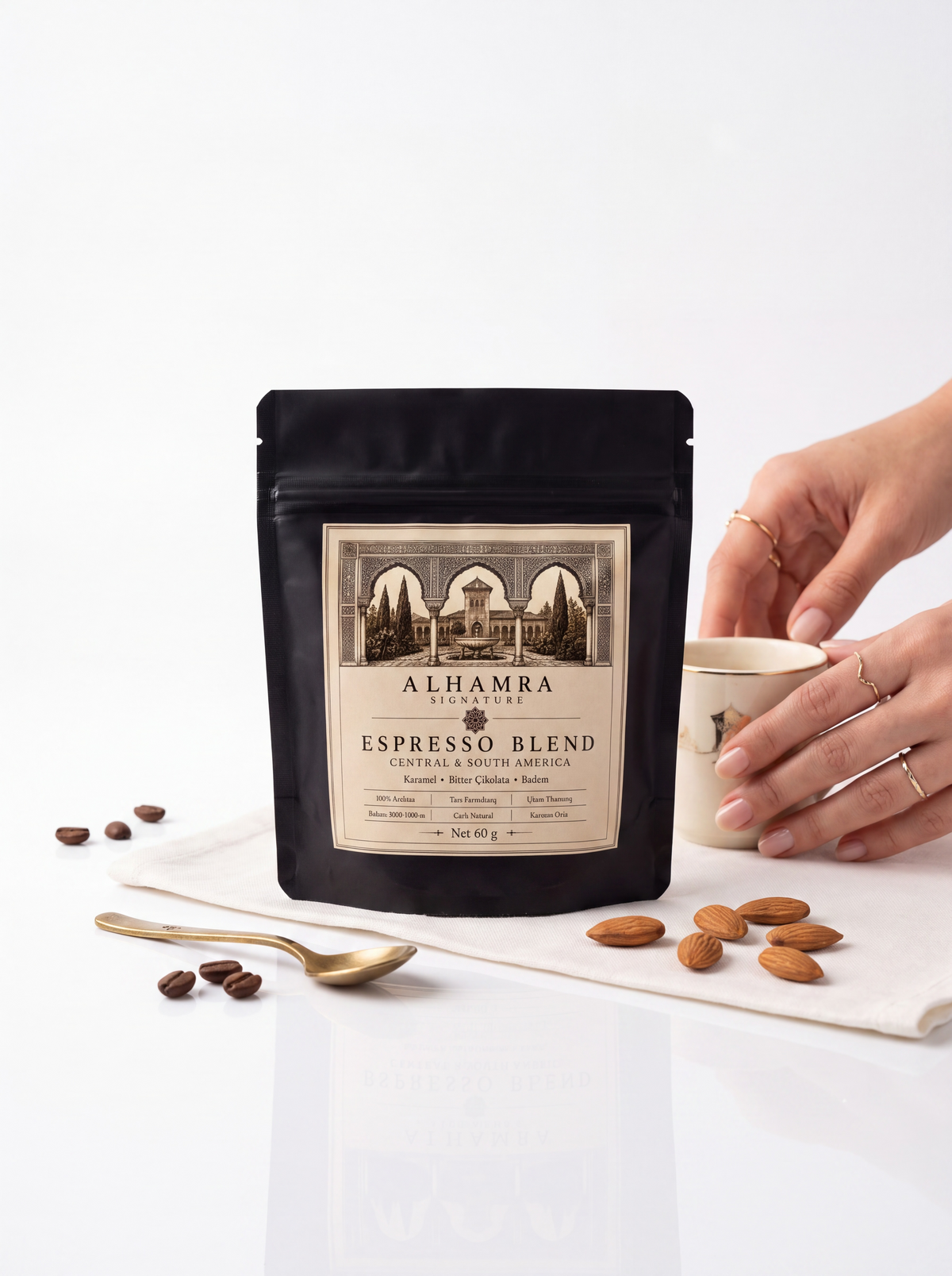 Alhamra Signature Taze Kavrulmuş Espresso – Espresso Blend (60 g)