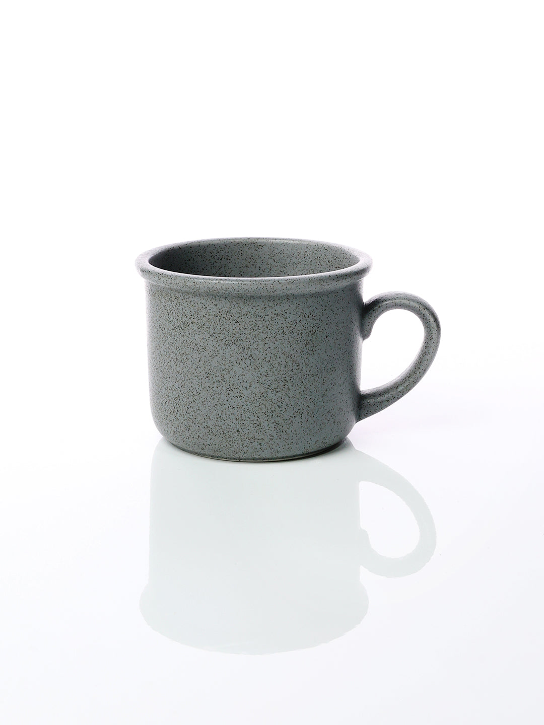 Porselen Kupa Taş Görünüm Gri