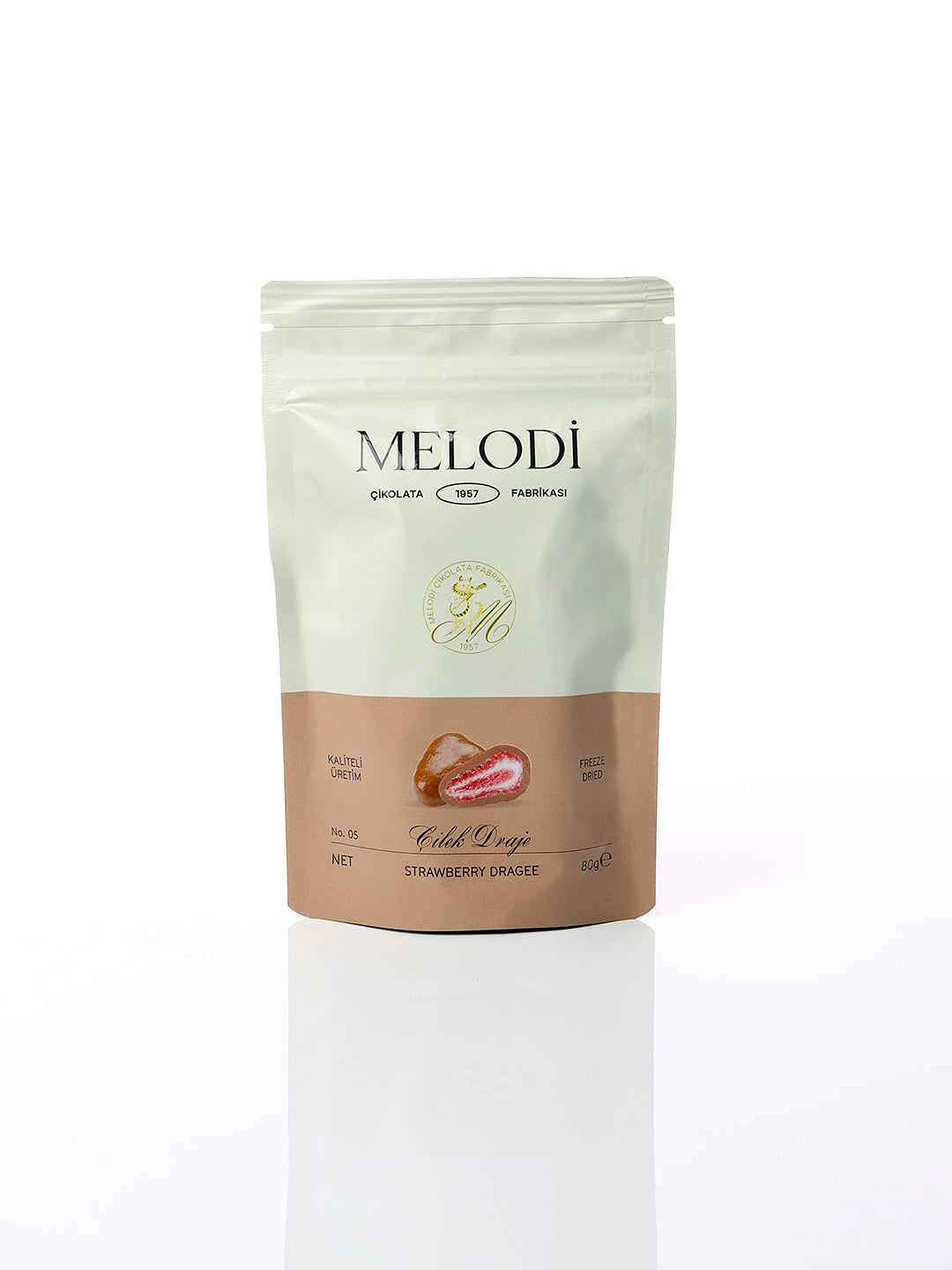 Melodi Çilek Draje Sütlü-Doypack