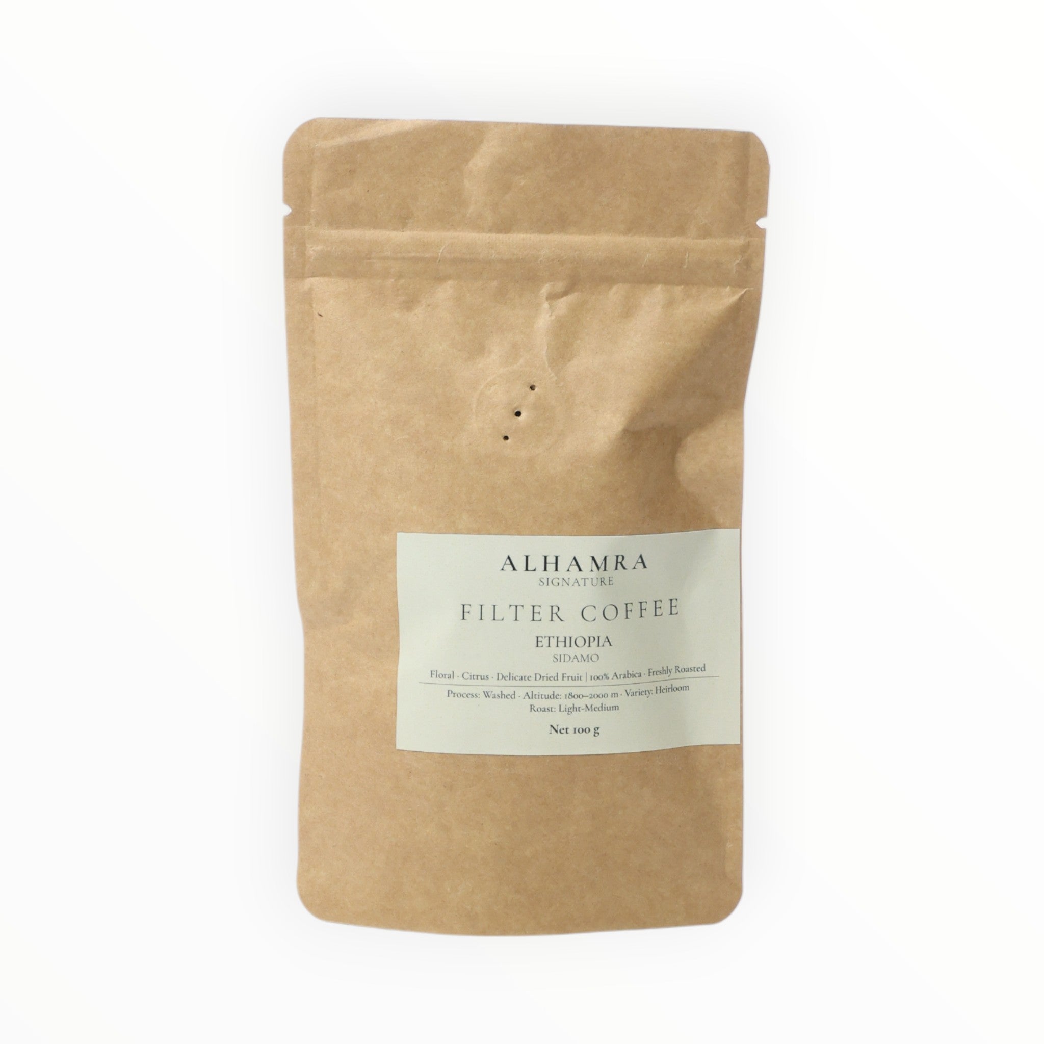Alhamra Signature Ethiopia Sidamo filtre kahve 100 gr