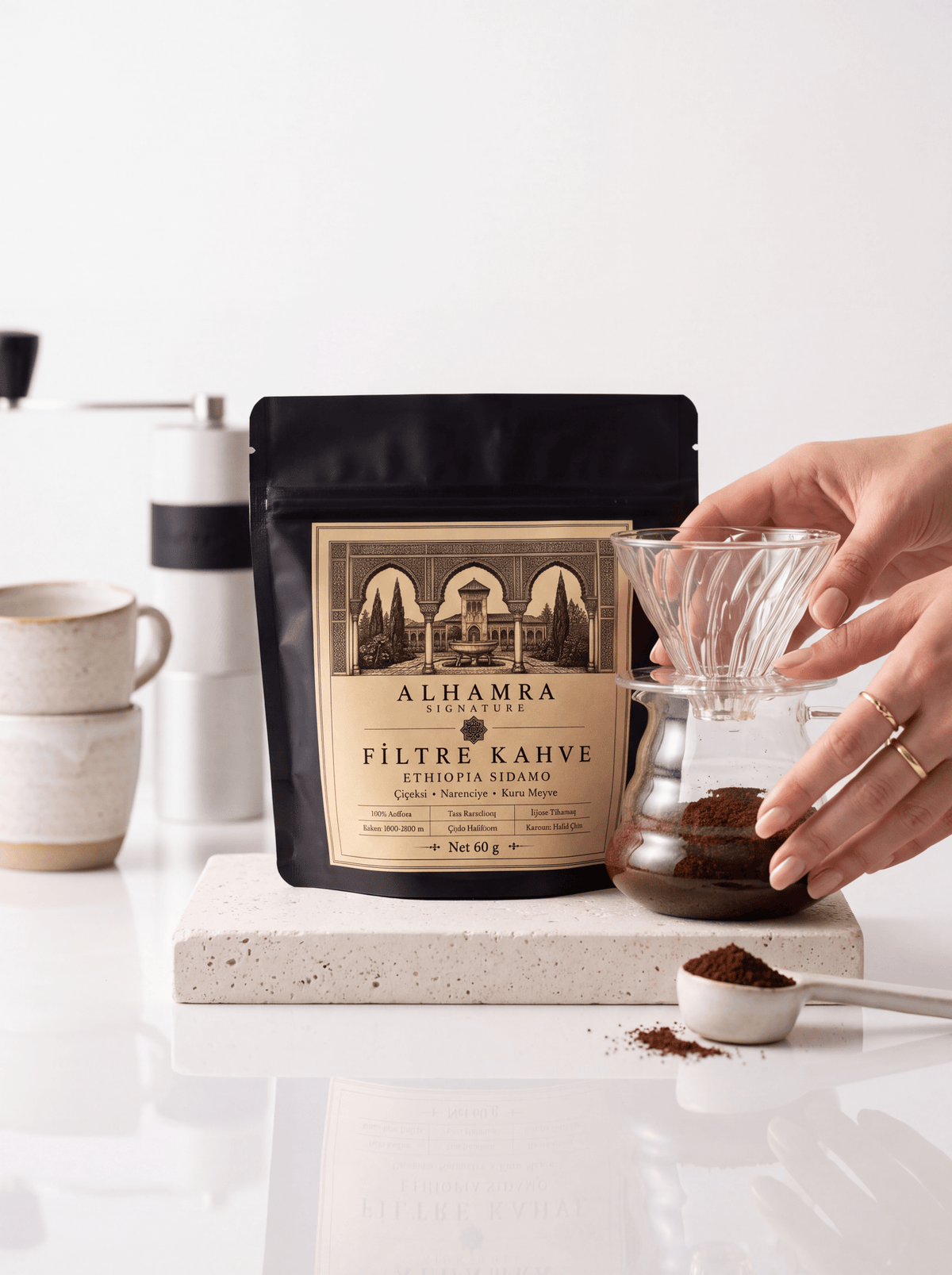Alhamra Signature Filtre Kahve – Ethiopia Sidamo, 60 g - zarifceconcept-2