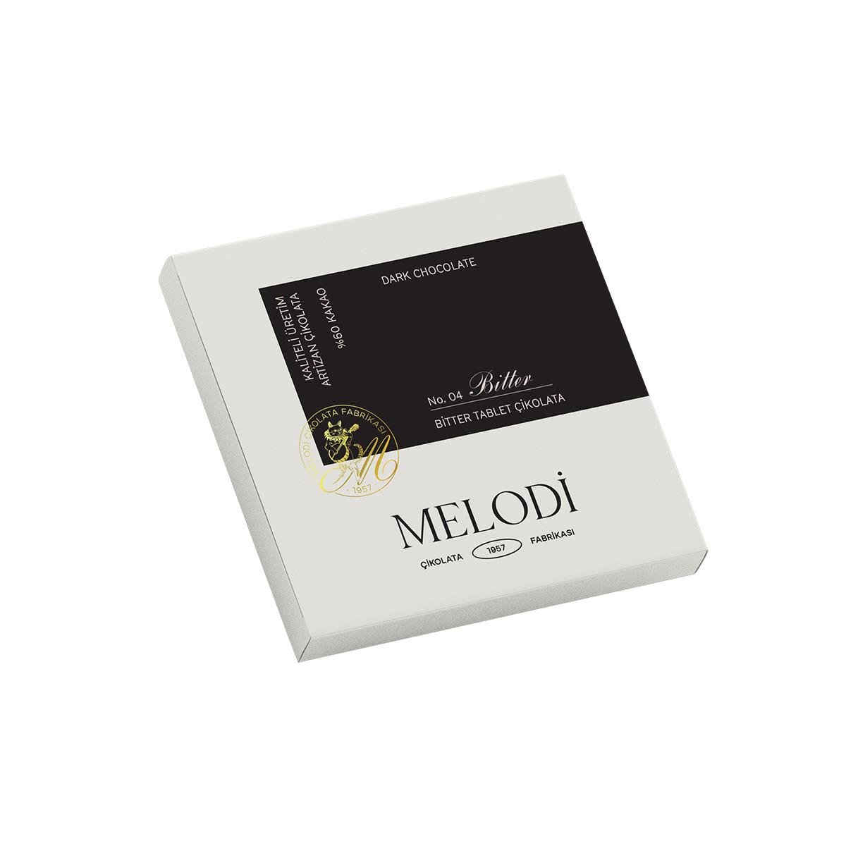 Melodi Bitter Çikolatalı Beyoğlu Tablet 60 gr – Premium Bitter Tablet Çikolata