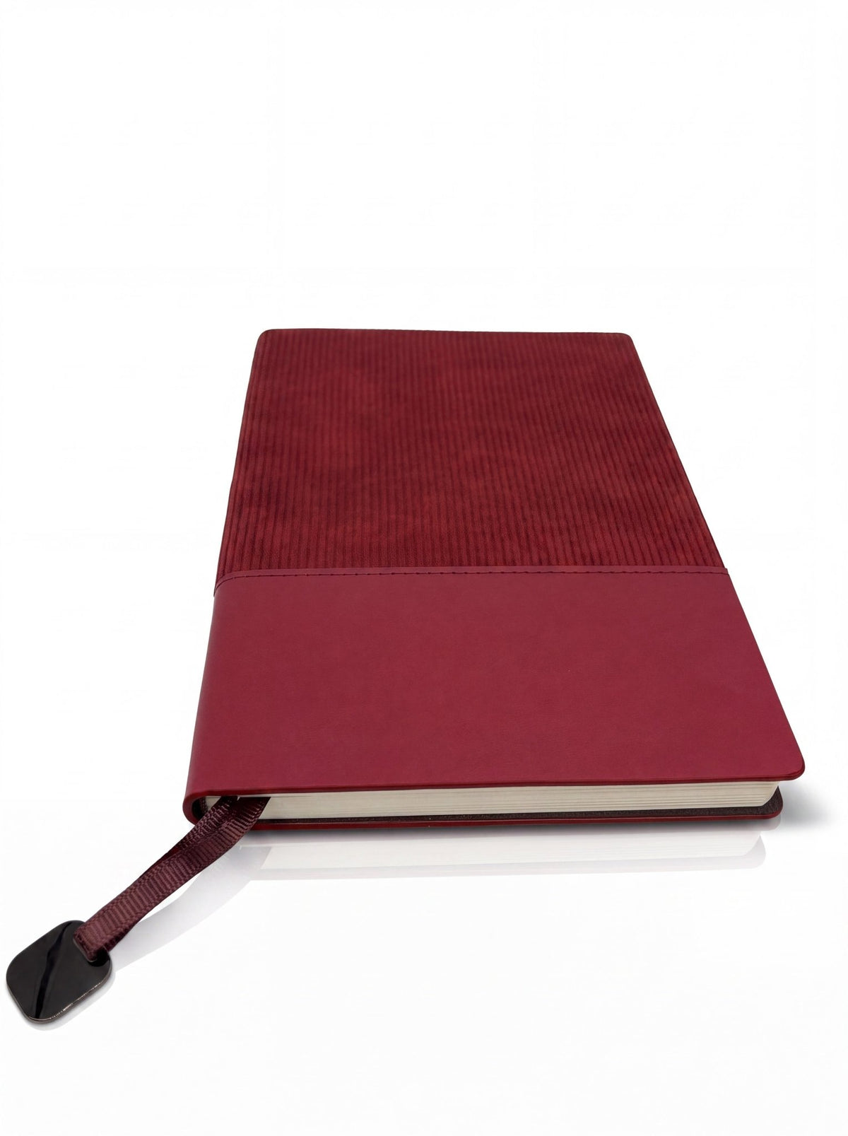 Bordo Tarihsiz Çizgili Defter / Ajanda – 15×21 cm - zarifceconcept-1