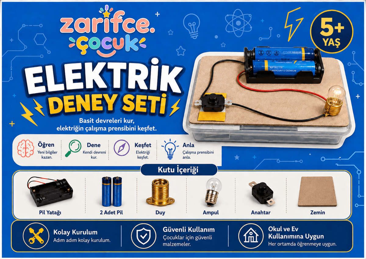 Elektrik Deney Seti – Basit Elektrik Devresi | 5+ Yaş - zarifceconcept-2