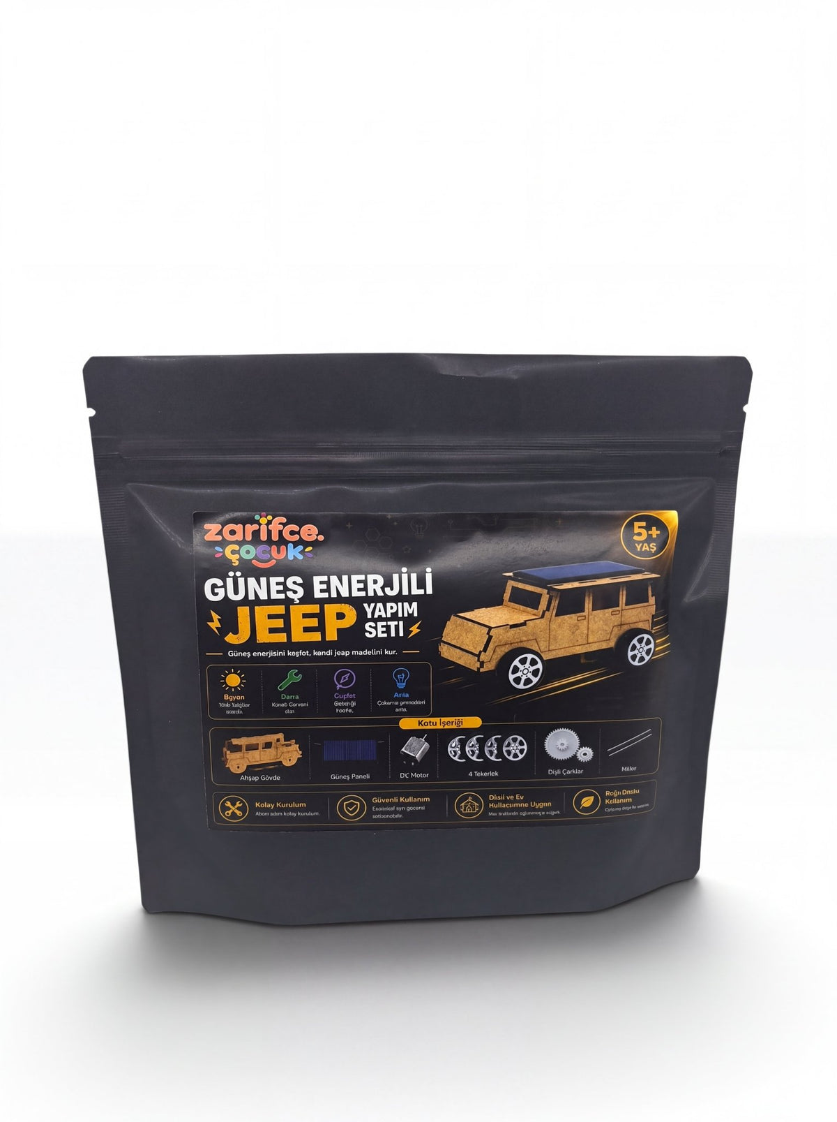 Güneş Enerjili Jeep Deney Seti – Solar Araç Yapım Kiti | 5+ Yaş - zarifceconcept-1
