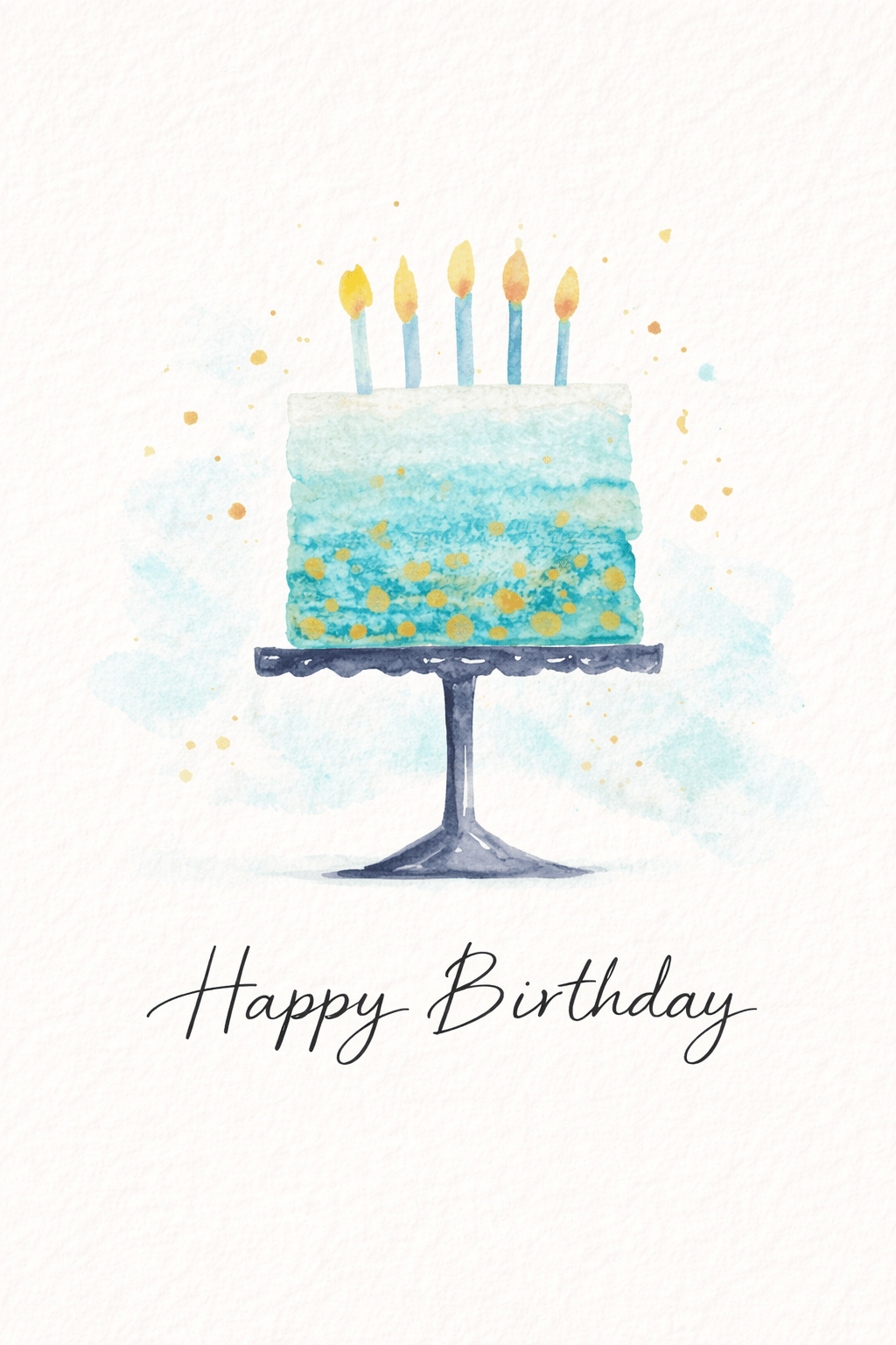 Happy Birthday 🎂 – Doğum Günü Tebrik Kartı - zarifceconcept-1