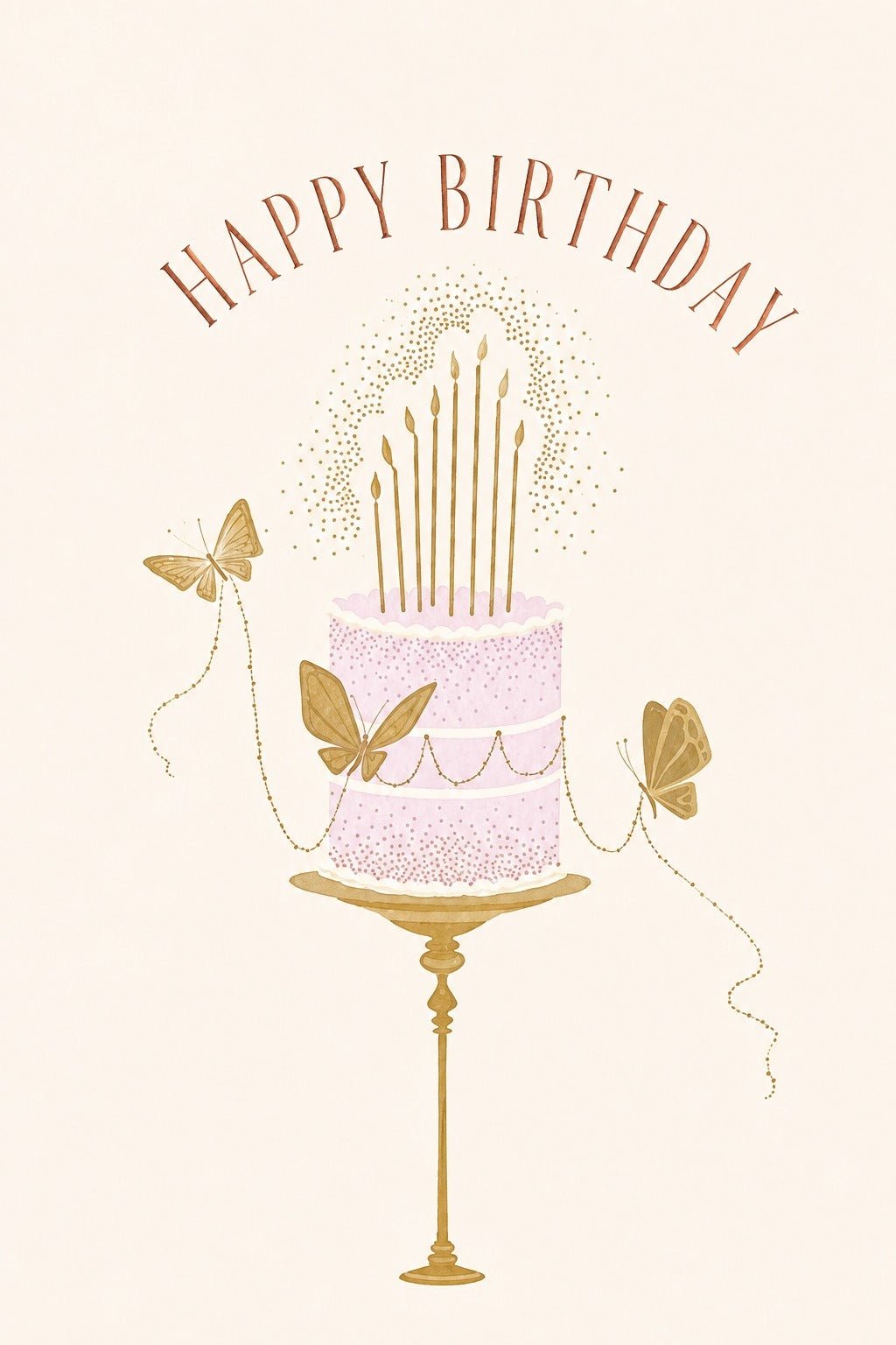 Happy Birthday – Doğum Günü Tebrik Kartı - zarifceconcept-1