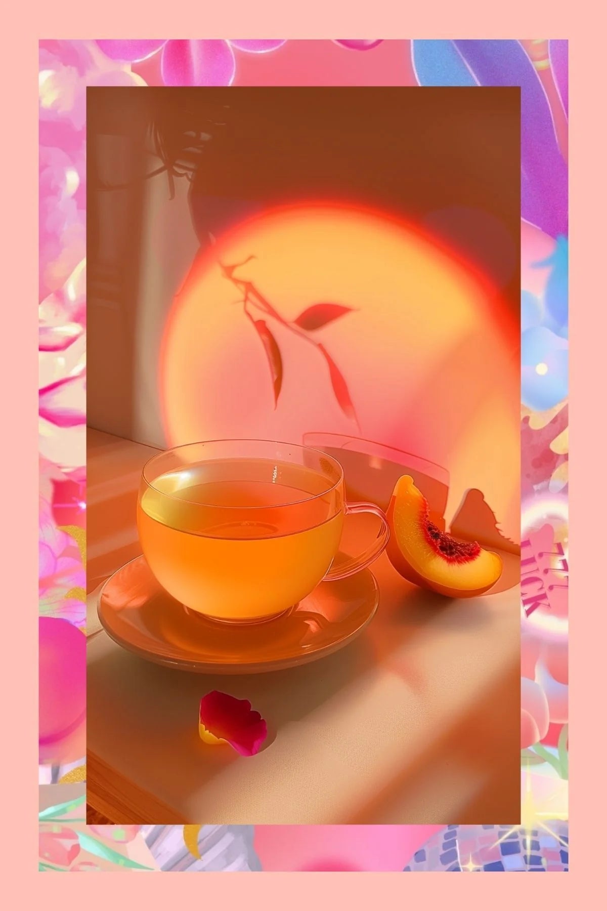 High Vibes Only Tea – Güllü & Şeftali Aromalı Beyaz Çay (50 g)