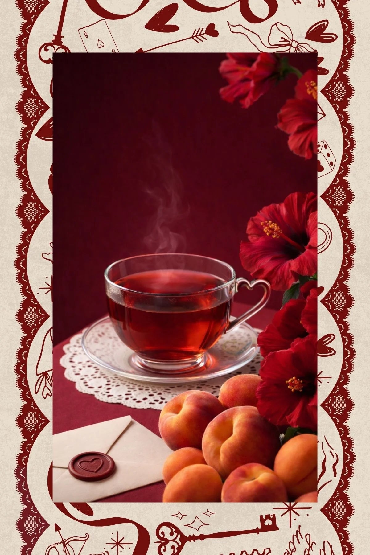 Luminara Studio x Allure Tea | Kayısı & Şeftali Hibiskus Çayı