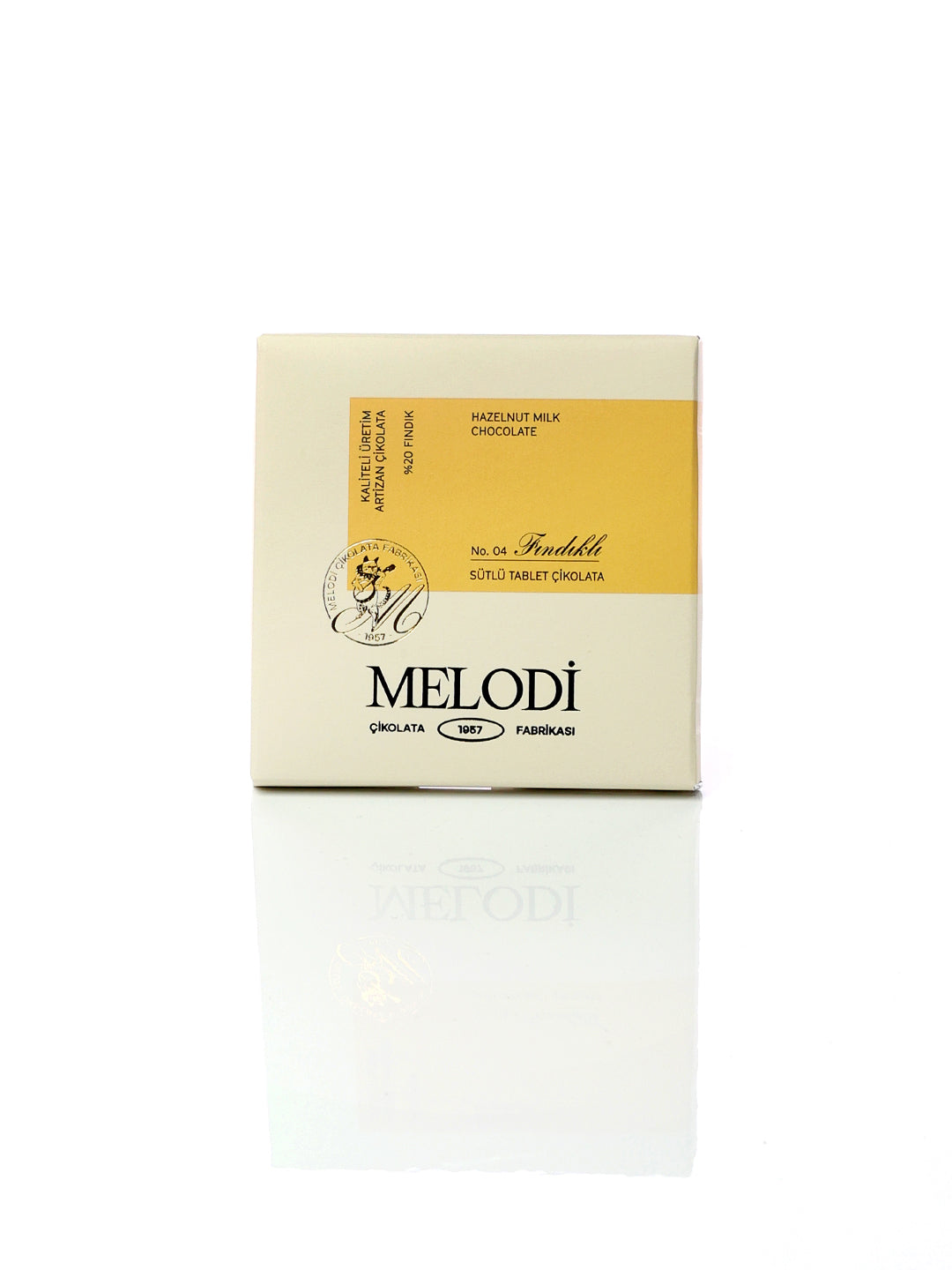 Melodi Fındık Parçacıklı Tablet Çikolata