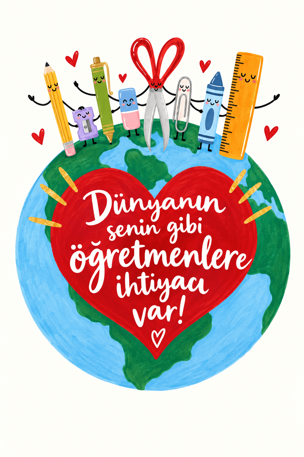 Öğretmenler Günü Tebrik Kartı - zarifceconcept-1