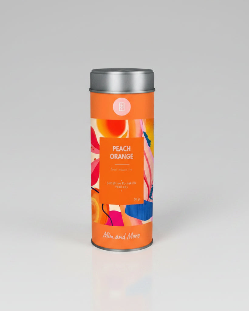 Peach Orange Tea – Şeftali & Portakallı Yeşil Çay (50 g)