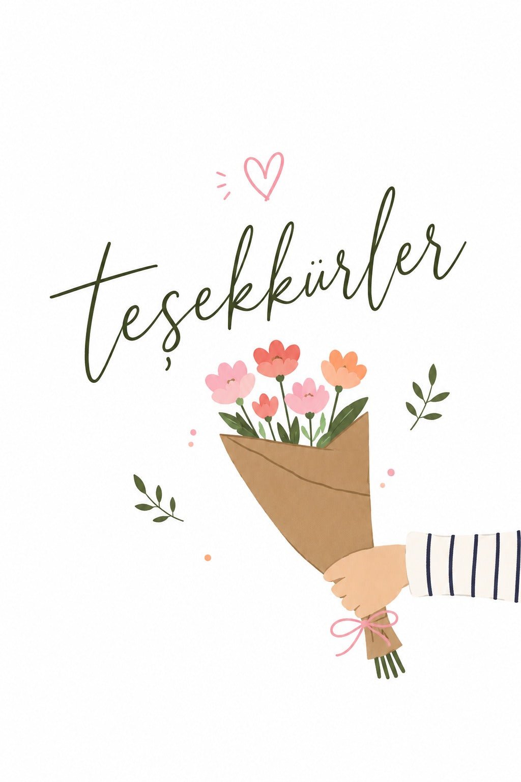 teşekkürler 💐 – Tebrik Kartı - zarifceconcept-1
