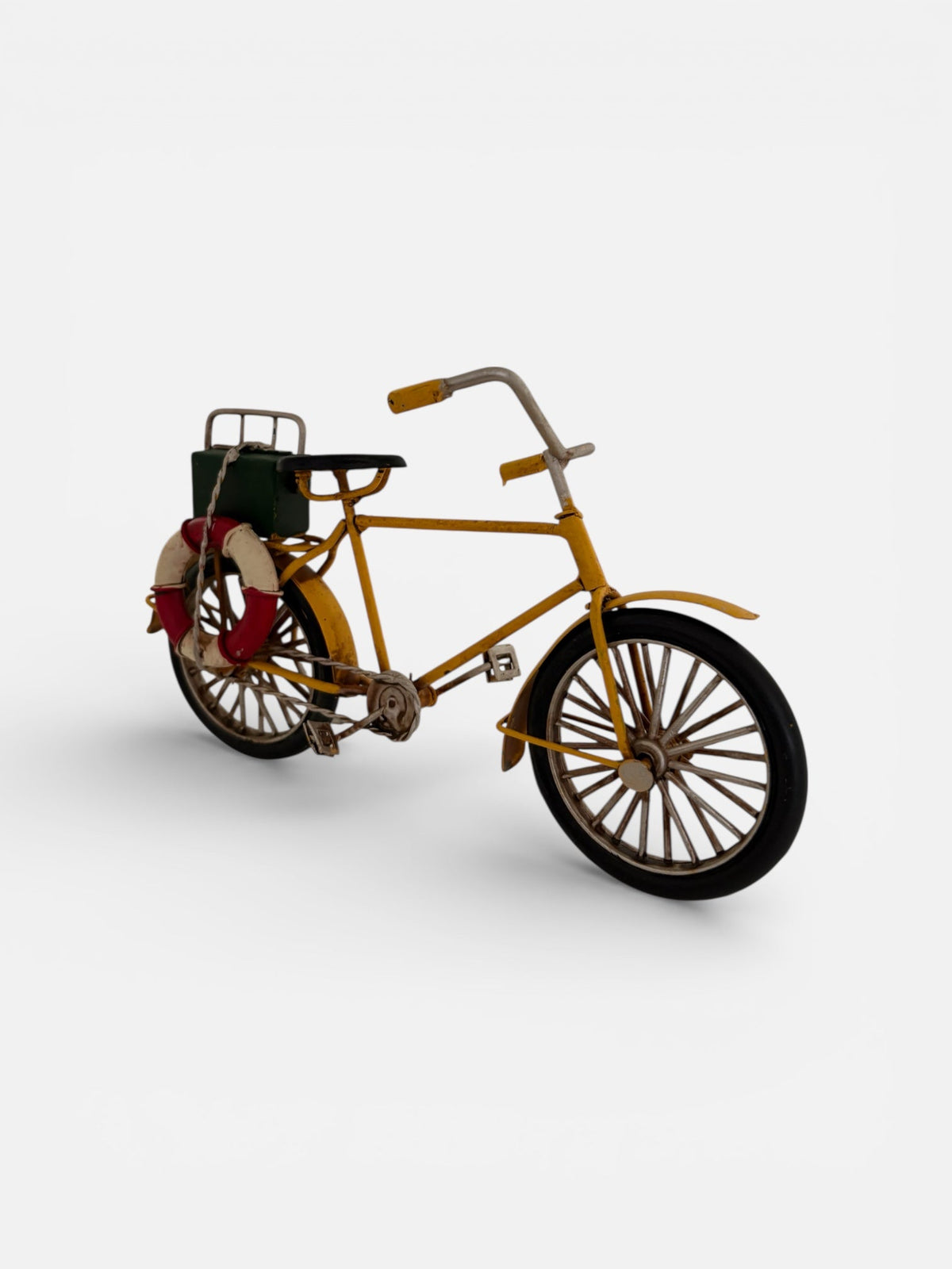 Vintage El Yapımı Metal Dekoratif Bisiklet – Retro Masa Üstü Obje - zarifceconcept-2