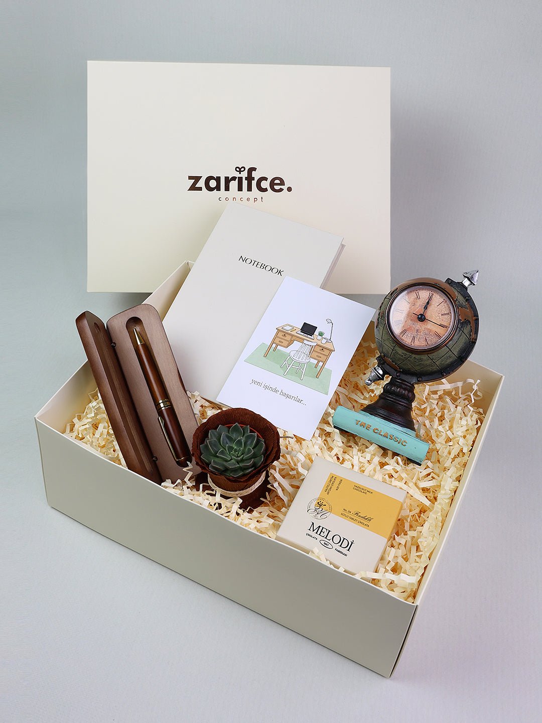 Yeni İşinde Başarılar- Dünya Küre Saat - zarifceconcept-1