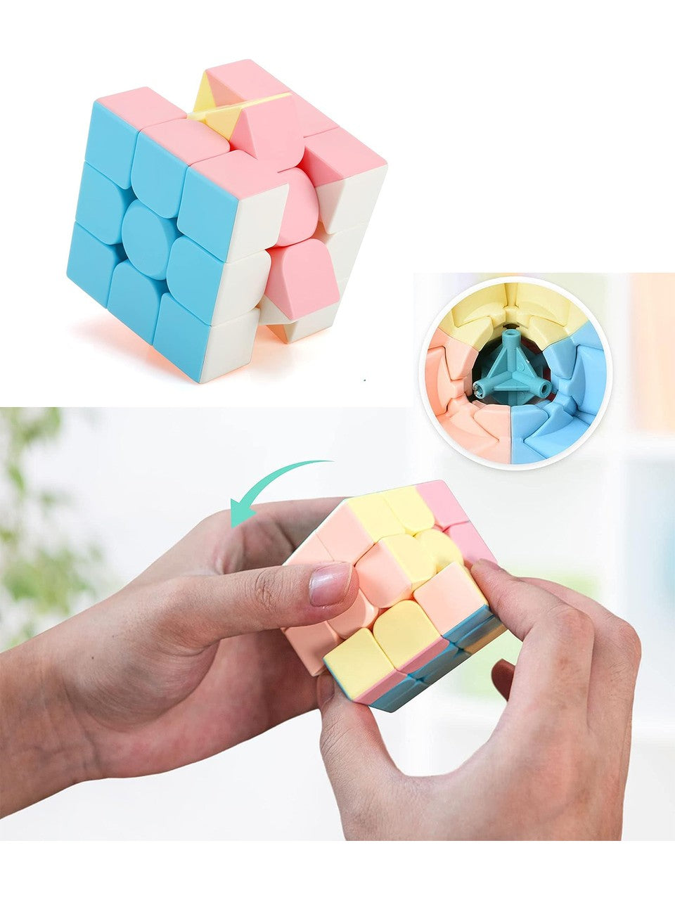 Pastel Renkli Zeka Küpü – Zekâ ve Beceri Oyuncağı 3x3