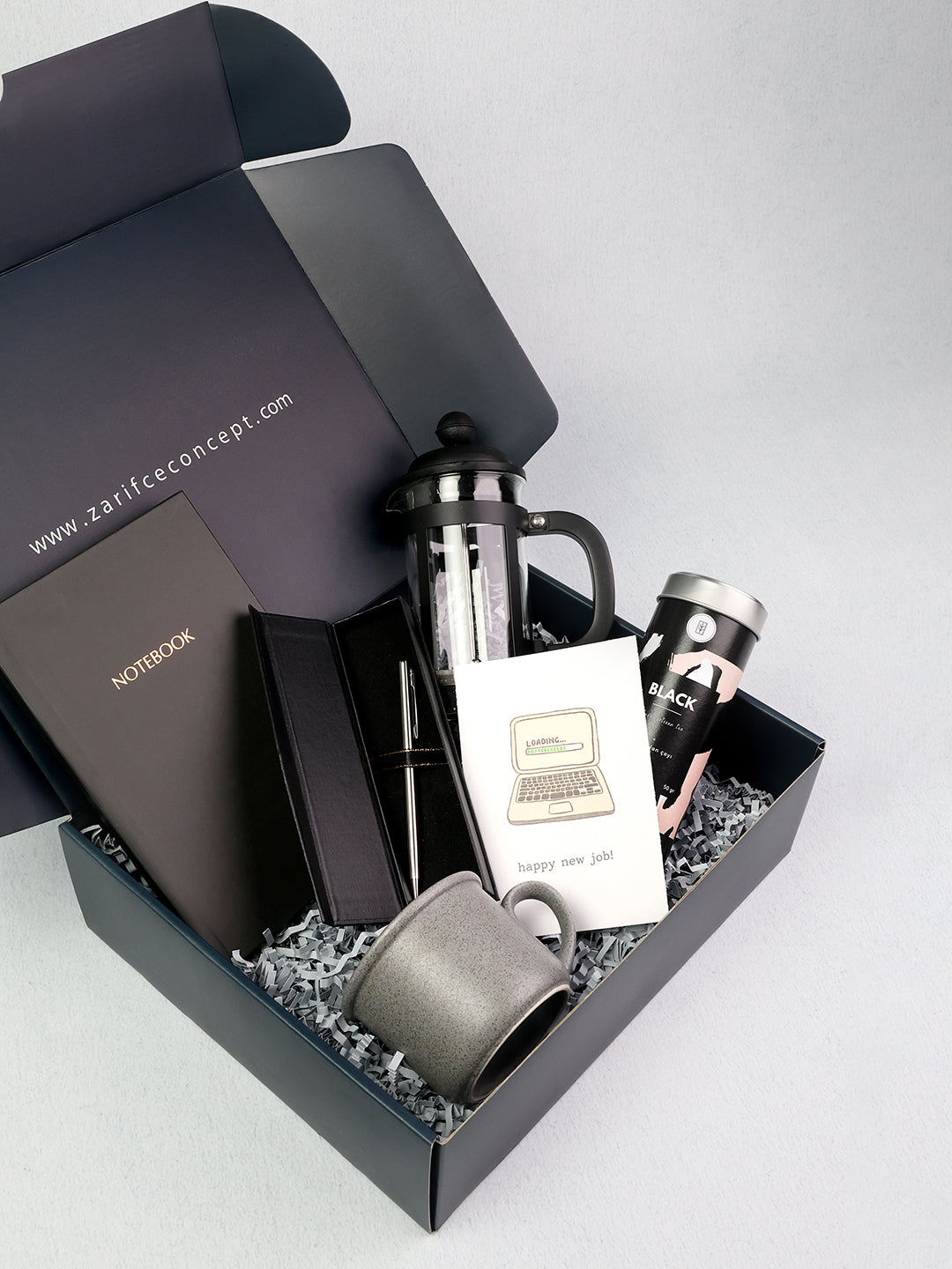 Yeni İş Tebriği Hediye Kutusu | Yeni Başlangıçlara Zarif Bir Dokunuş