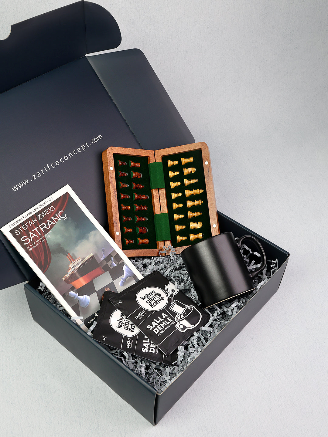 Erkeklere Özel Satranç& Kahve Hediye Kutusu