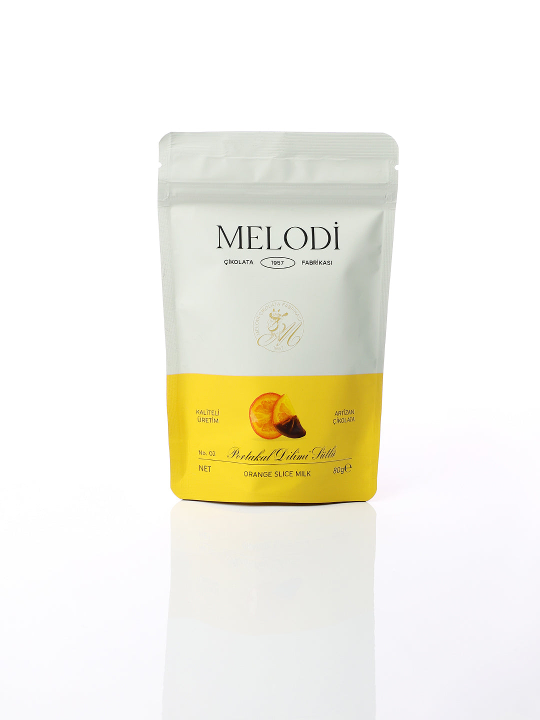 Melodi Portakal Dilimi Sütlü-Doypack