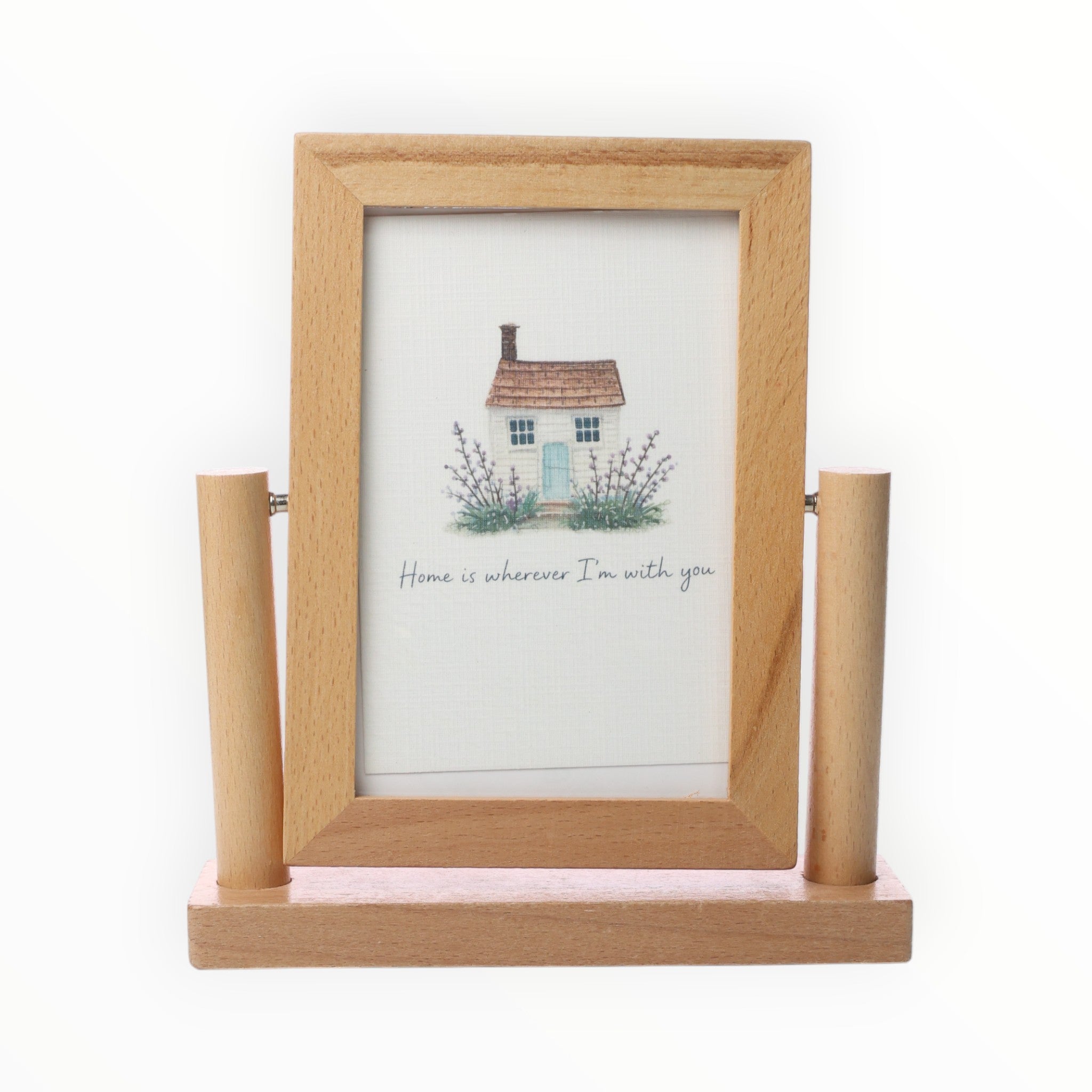 Çift Taraflı Standlı Ahşap Çerçeve