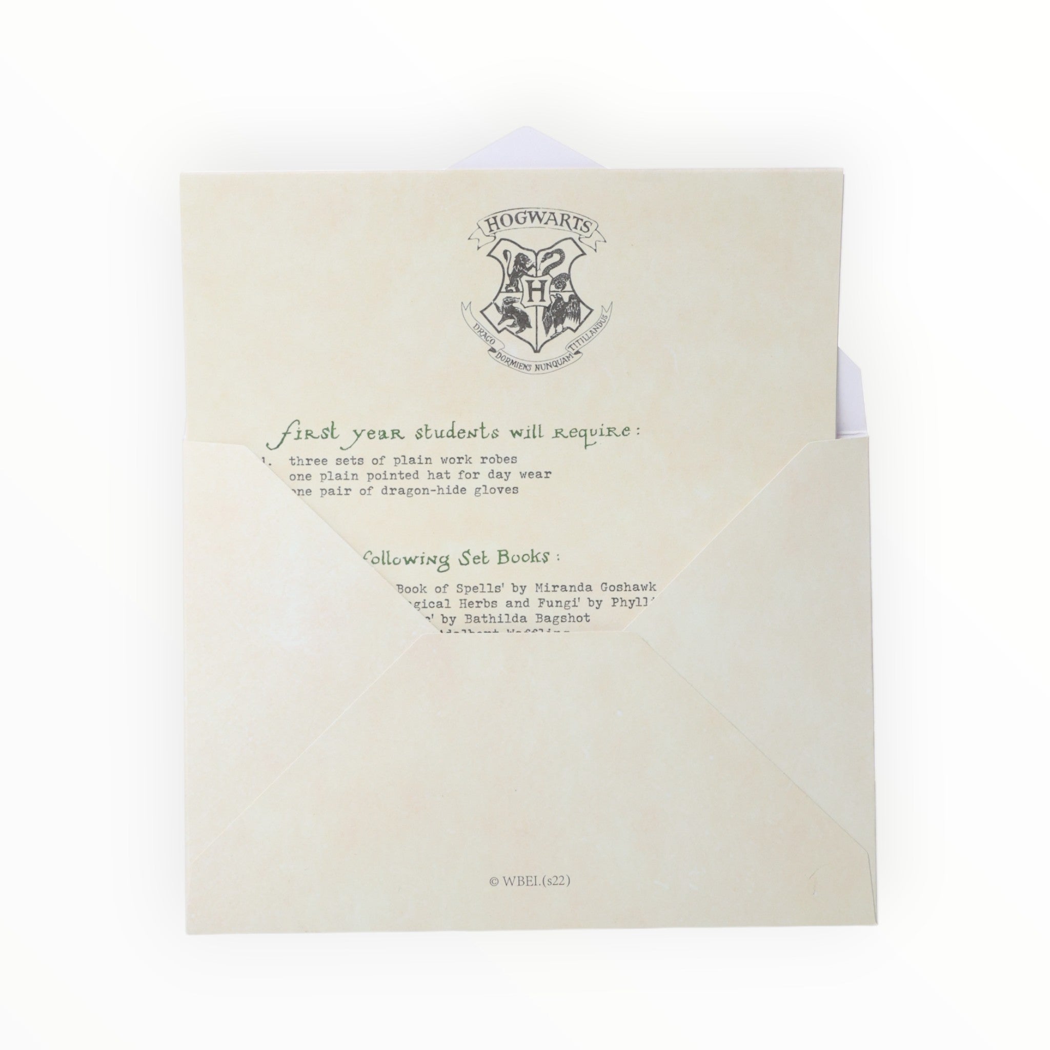 Harry Potter - Hogwarts Kabul Mektubu Davet Seti