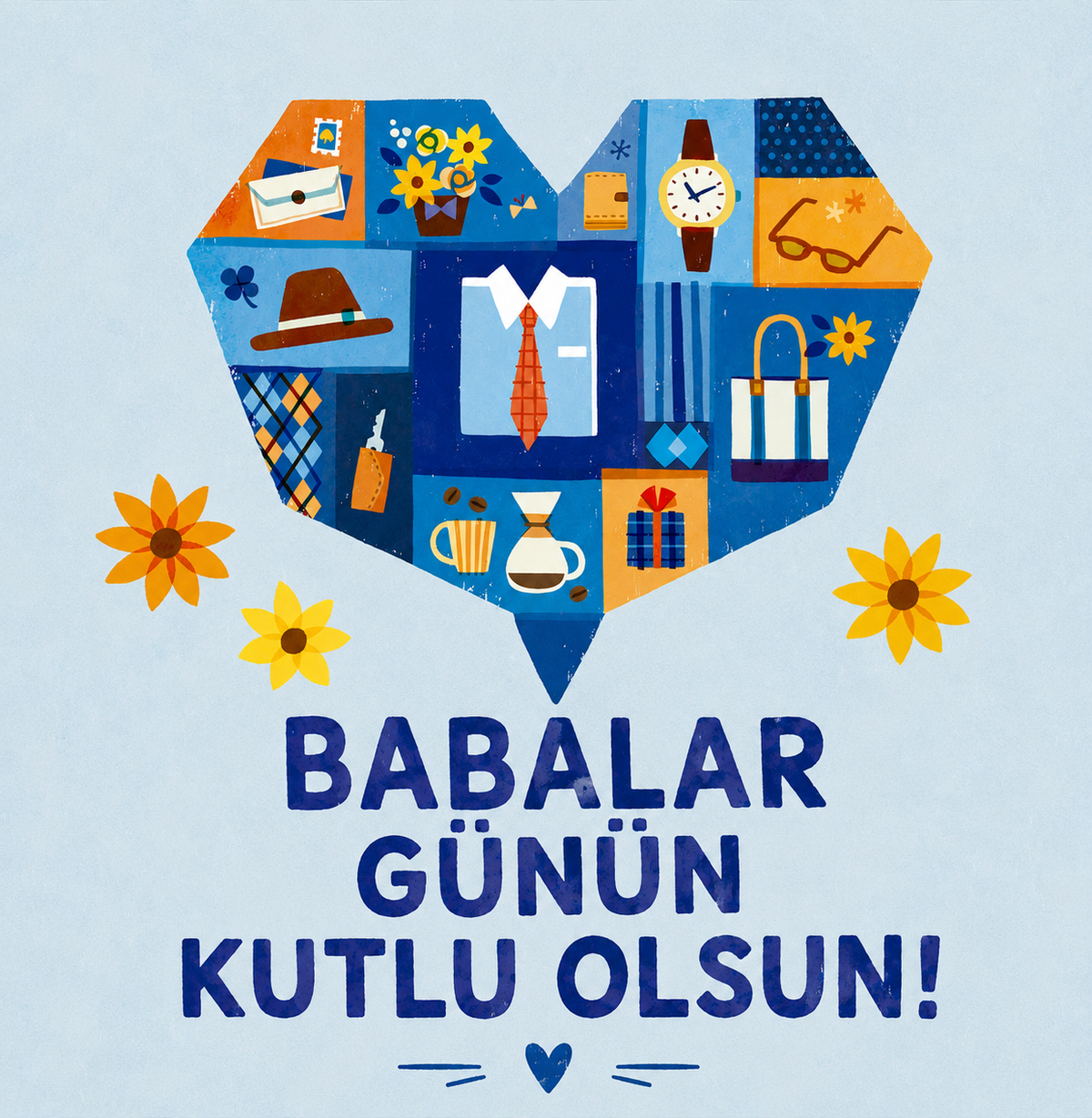 BABALAR GÜNÜN KUTLU OLSUN! - not kartı