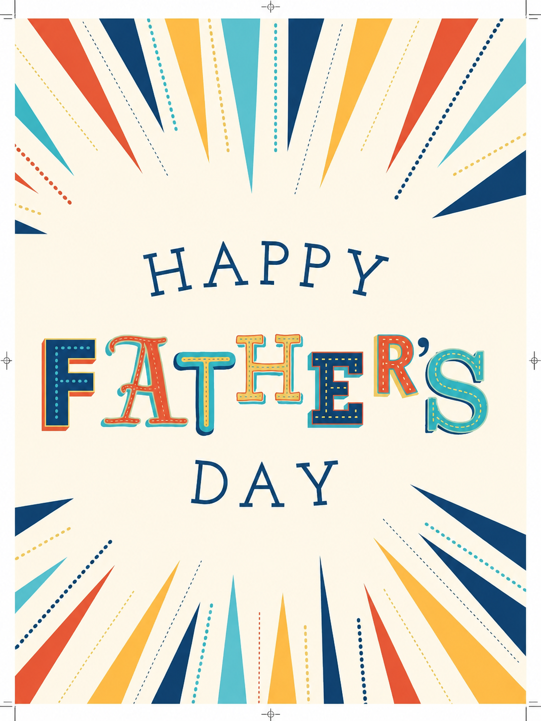 HAPPY FATHER'S DAY - babalar günü hediye not kartı