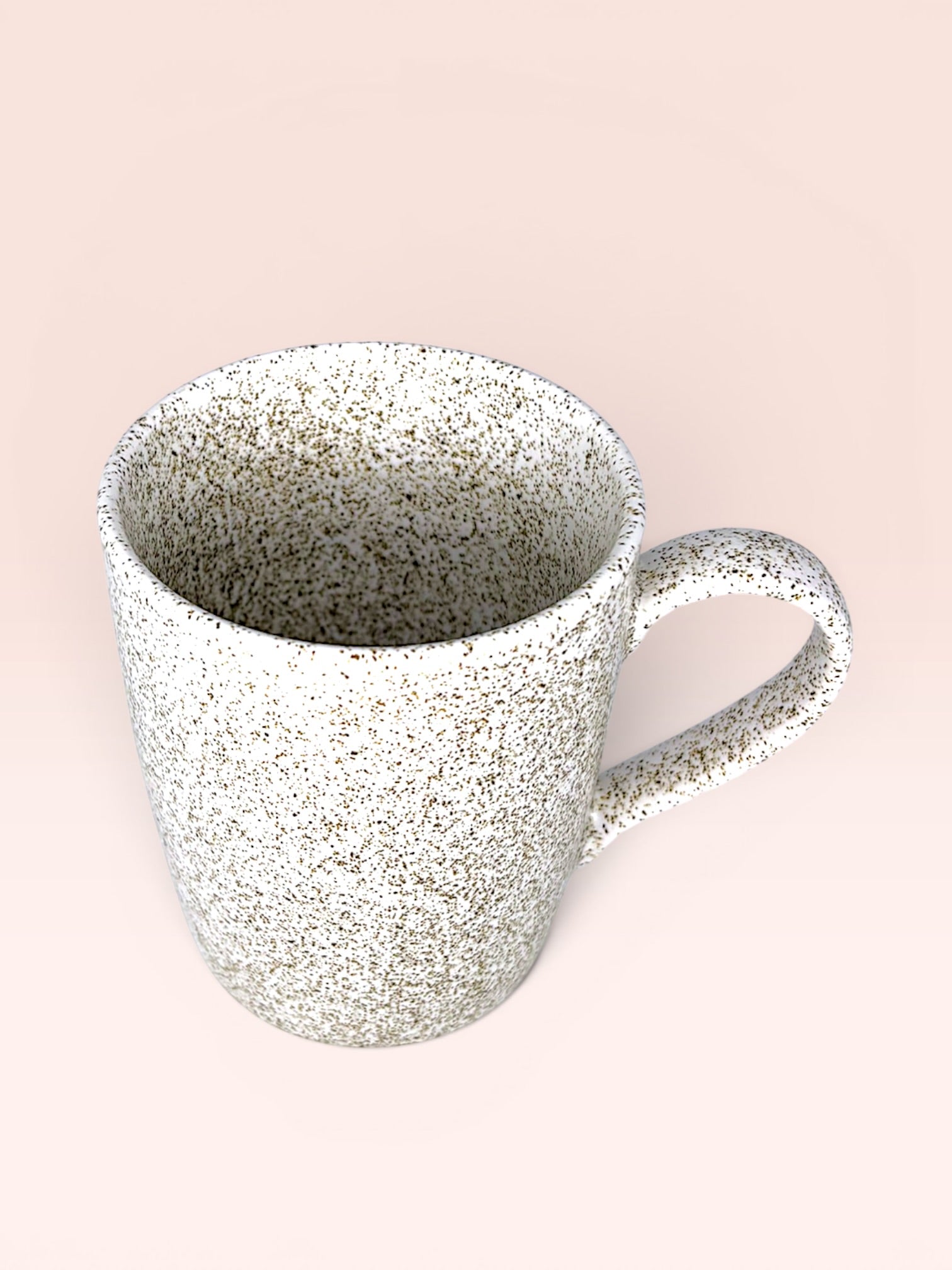 Doğal Dokulu Özel Tasarım Stoneware Kupa