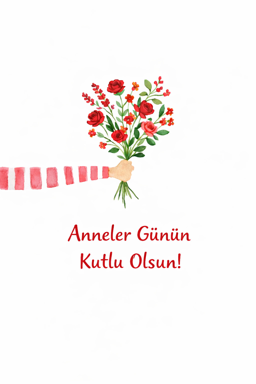 Anneler Günün Kutlu Olsun! not kartı