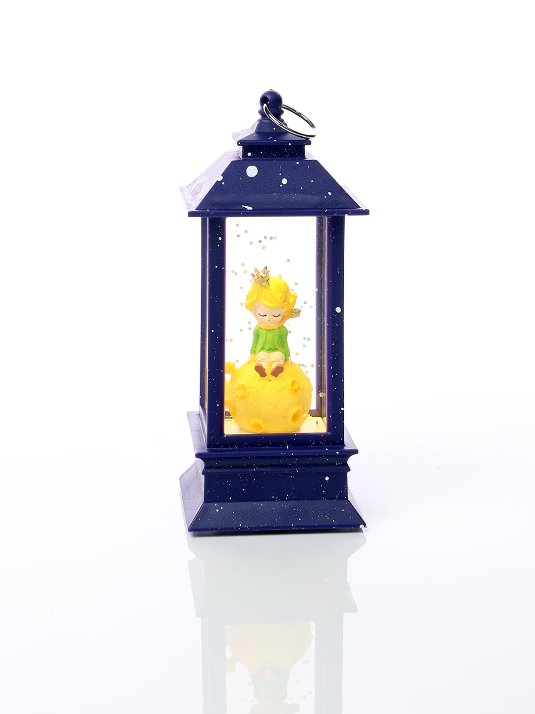 Küçük Prens Figürlü Işıklı Kar Küresi Kabin 14 cm