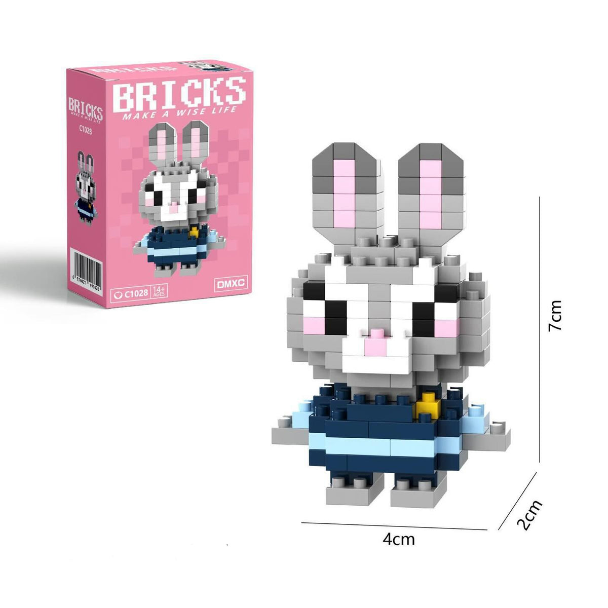 Zootropolis Judy Hopps 3D Figür Mini Bricks Hobi Oyuncak