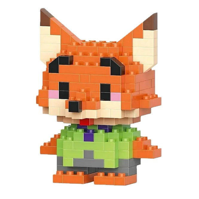Zootropolis Nick Wilde 3D Figür Mini Bricks Hobi Oyuncak