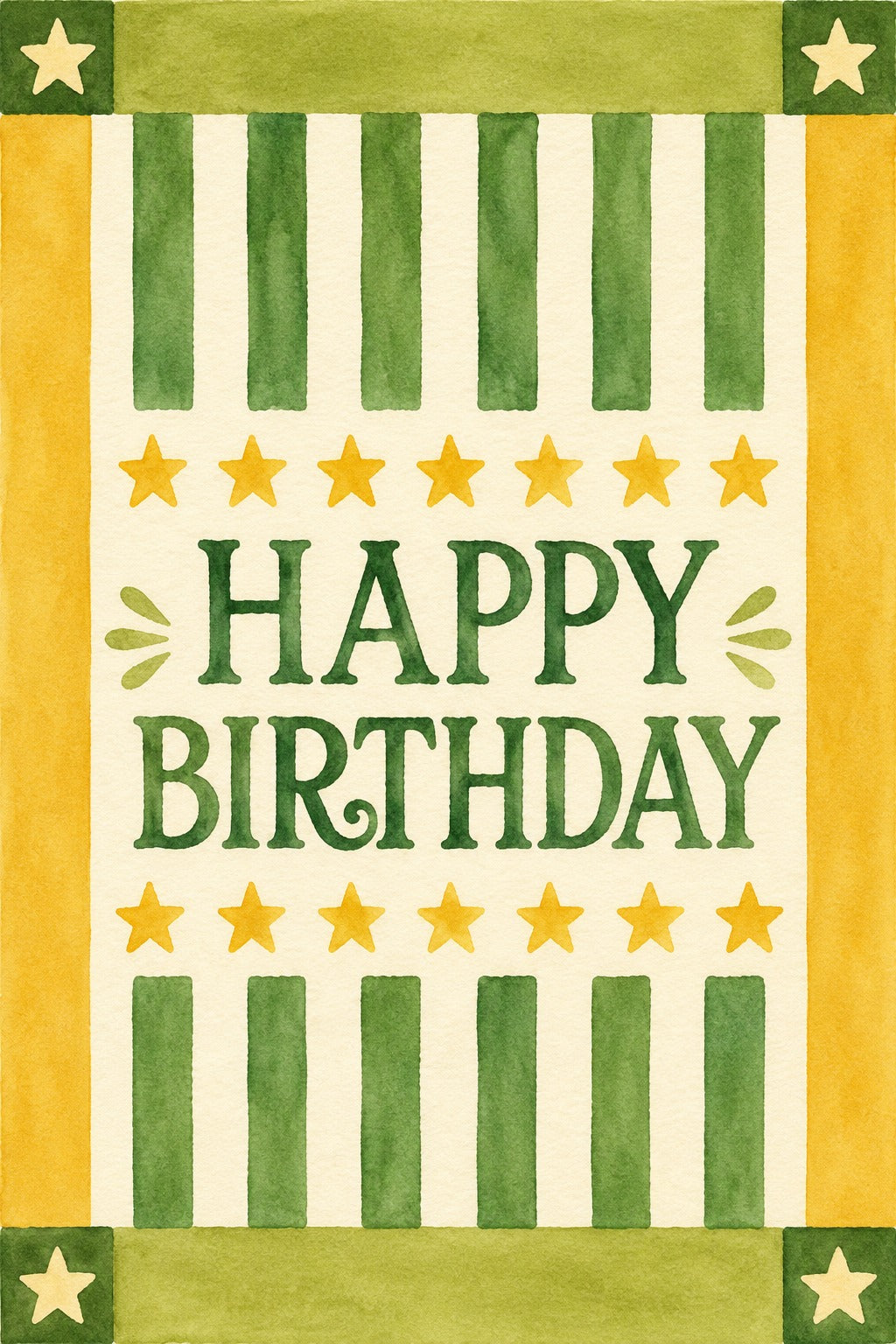 Happy Birthday – Doğum Günü Tebrik Kartı