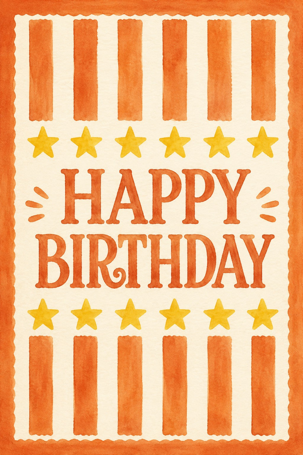 Happy Birthday – Doğum Günü Tebrik Kartı