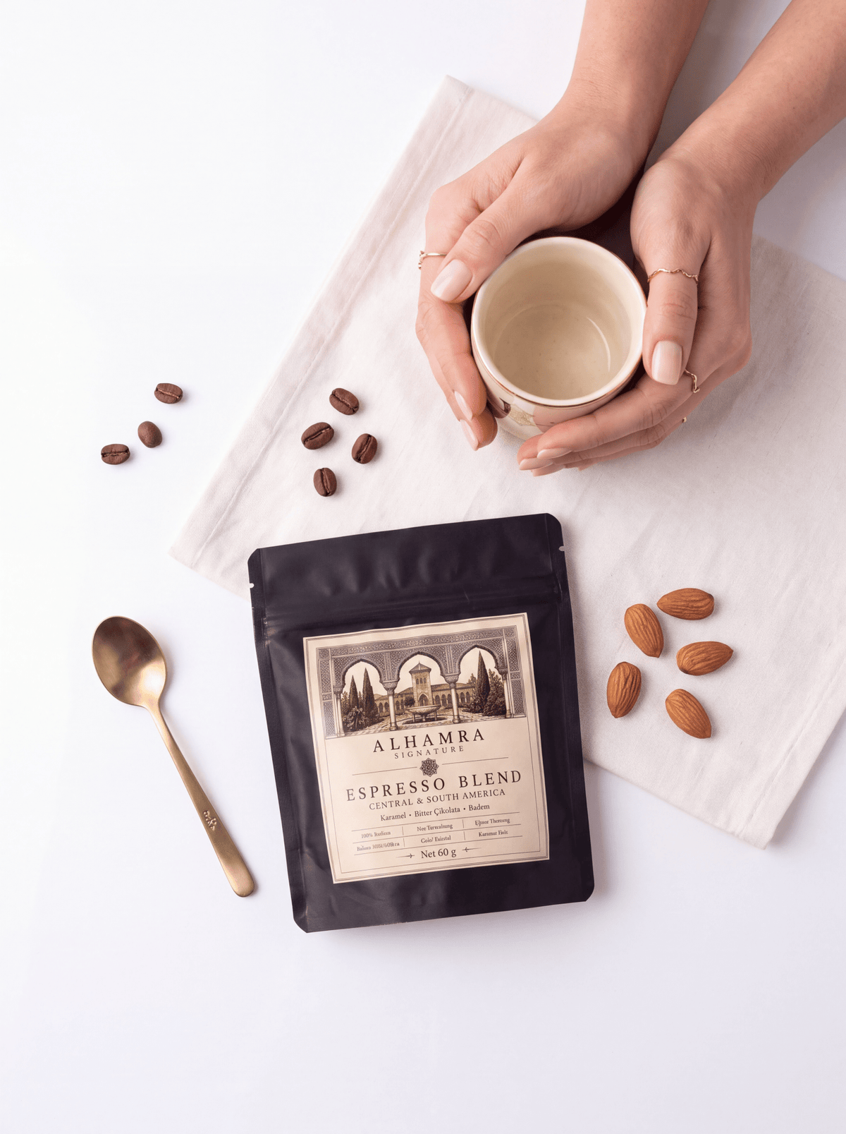 Alhamra Signature Espresso Blend – %100 Arabica Kahve, 60 g - zarifceconcept-2