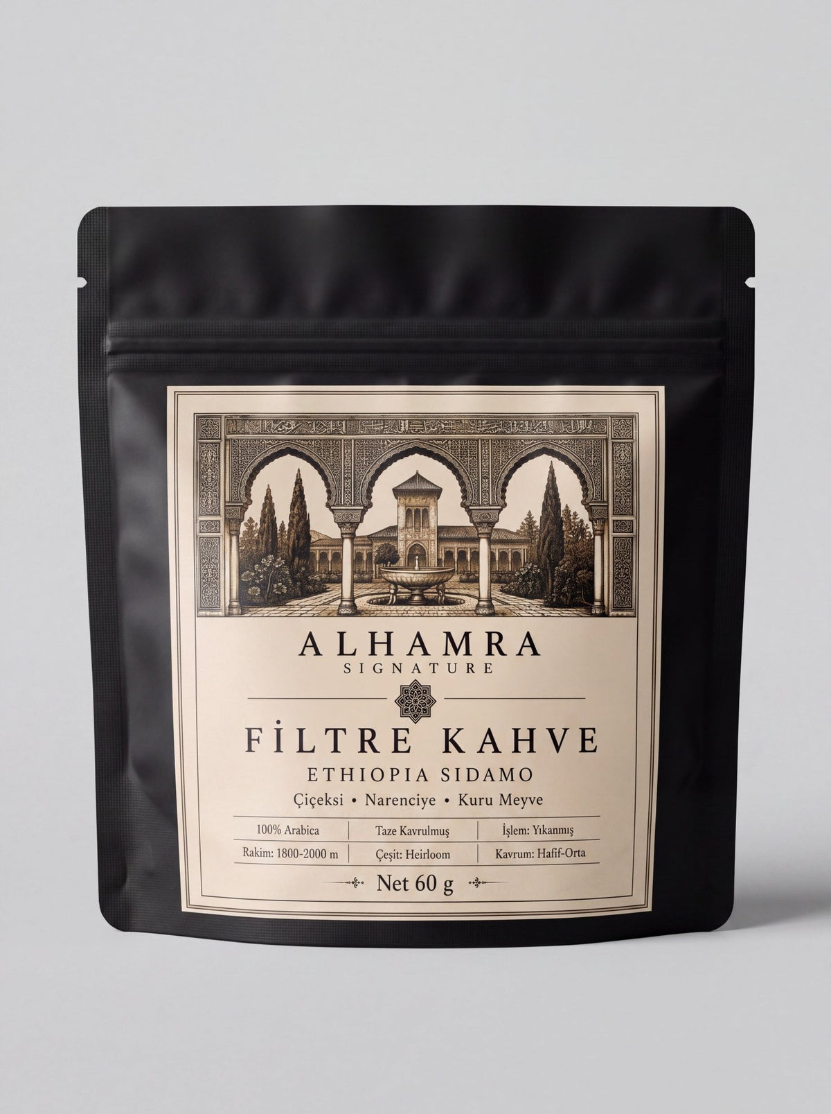 Alhamra Signature Filtre Kahve – Ethiopia Sidamo, 60 g - zarifceconcept-1