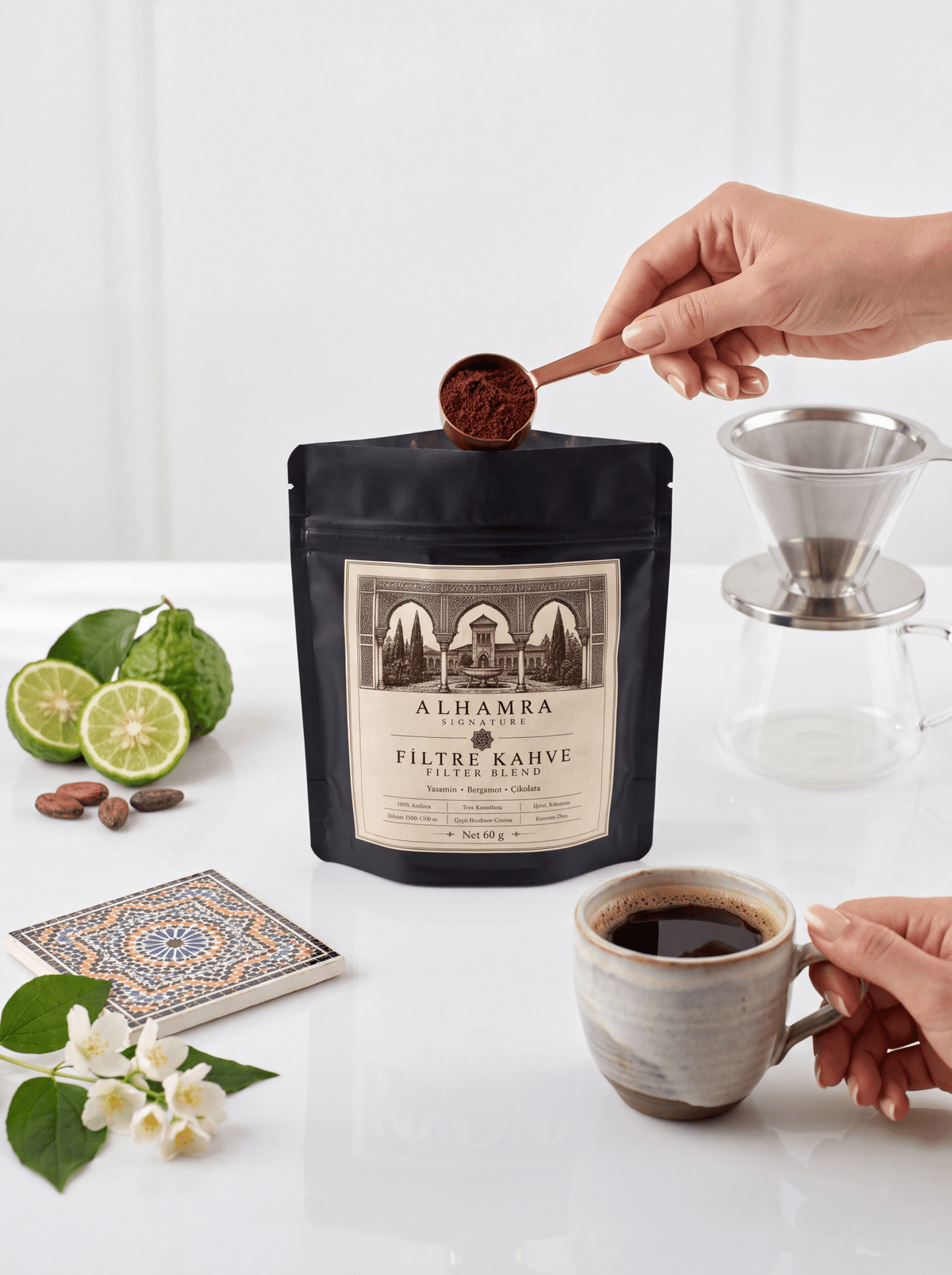 Alhamra Signature Filtre Kahve – Filter Blend, 60 g - zarifceconcept-2