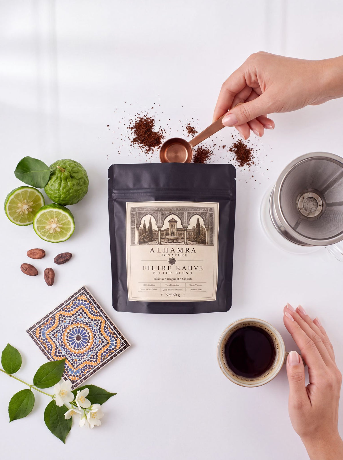 Alhamra Signature Filtre Kahve – Filter Blend, 60 g - zarifceconcept-3