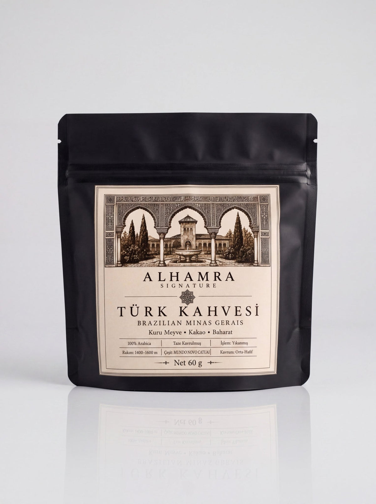 Alhamra Signature Türk Kahvesi – Brazilian Minas Gerais, 60 g - zarifceconcept-1