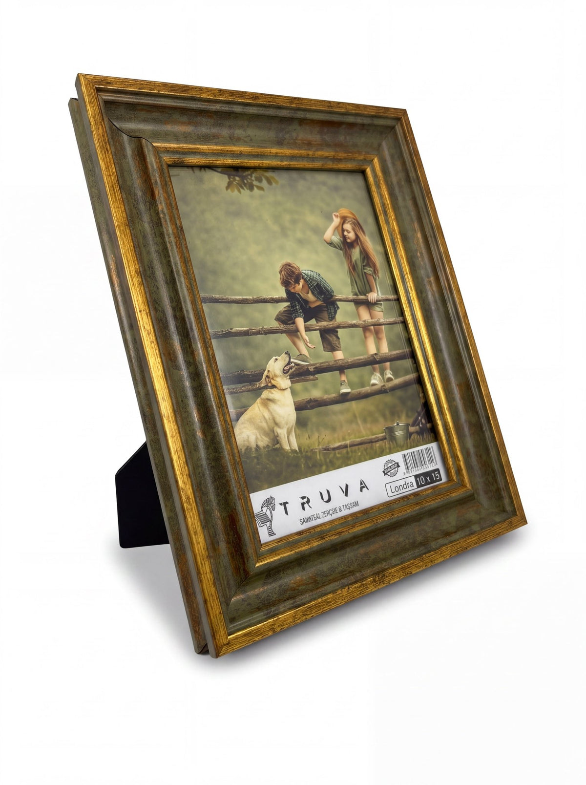 Antique Gold Eskitme Altın Fotoğraf Çerçevesi – 10×15 cm - zarifceconcept-1