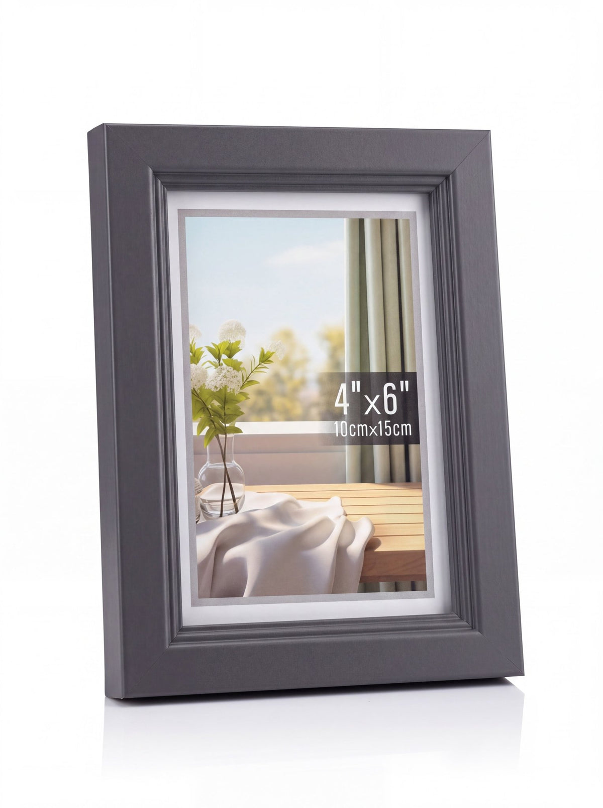 Antrasit Fotoğraf Çerçevesi – 10×15 cm - zarifceconcept-1