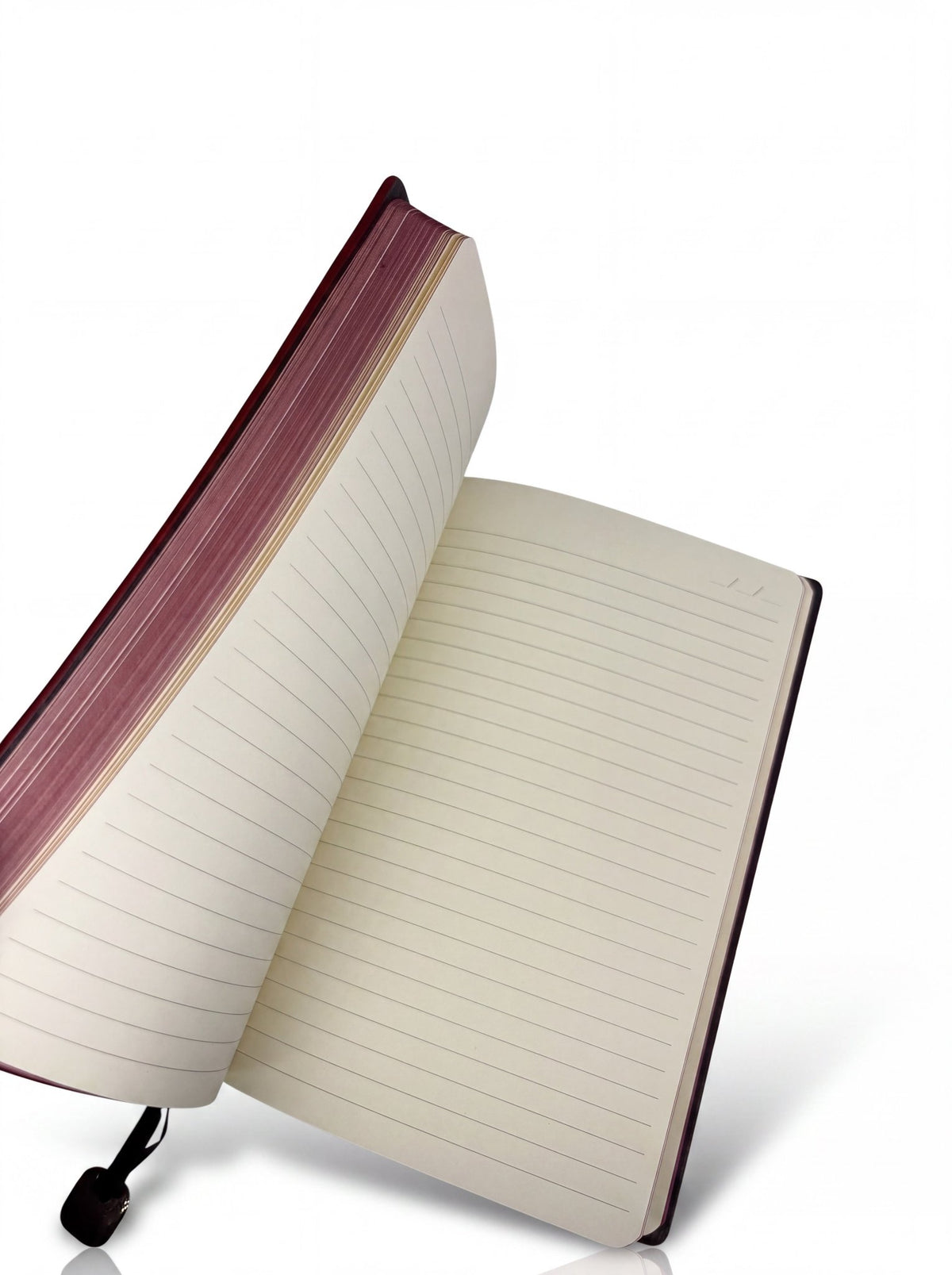 Bordo Tarihsiz Çizgili Defter / Ajanda – 15×21 cm - zarifceconcept-3