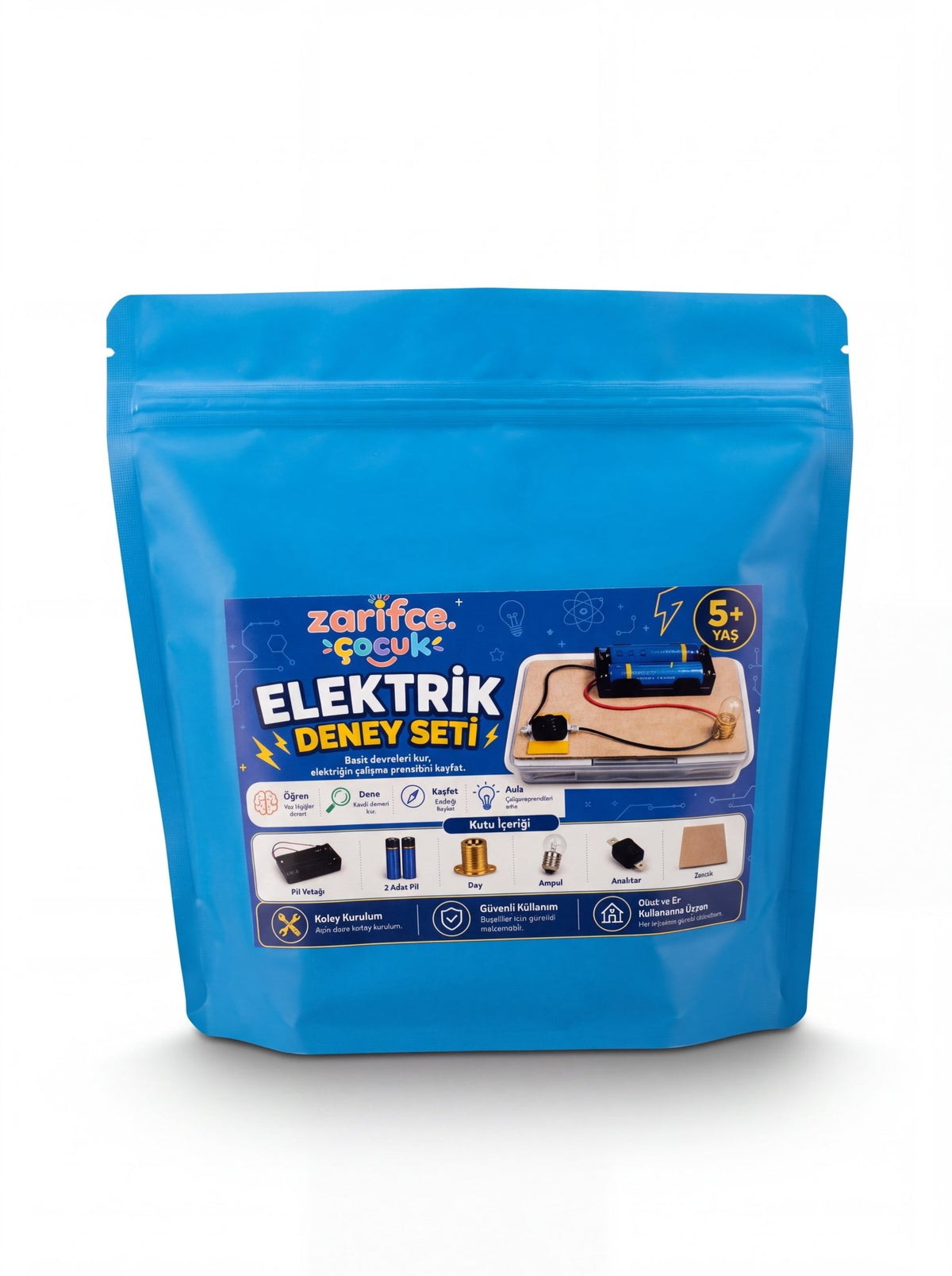 Elektrik Deney Seti – Basit Elektrik Devresi | 5+ Yaş - zarifceconcept-1