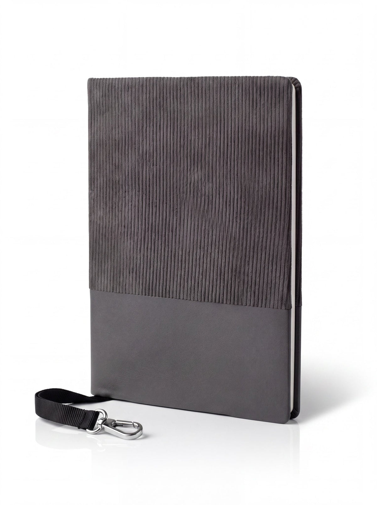Gri Tarihsiz Çizgili Defter / Ajanda – 15×21 cm - zarifceconcept-1