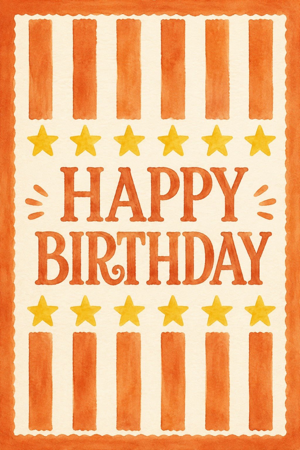 Happy Birthday – Doğum Günü Tebrik Kartı - zarifceconcept-1