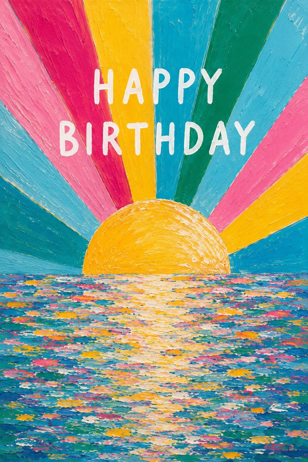 Happy Birthday – Doğum Günü Tebrik Kartı - zarifceconcept-1