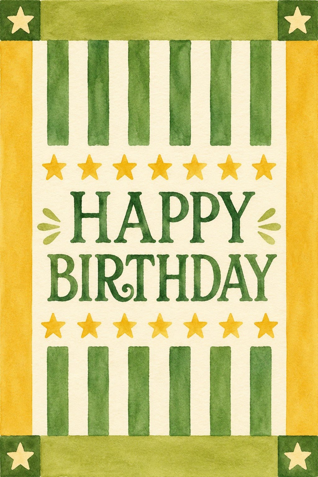 Happy Birthday – Doğum Günü Tebrik Kartı - zarifceconcept-1